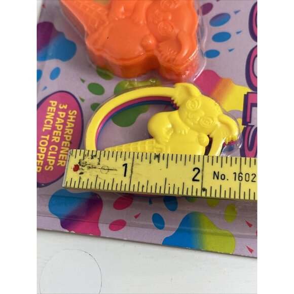 Vintage Lisa Frank School Tools sets x 2 Paper Clips pencil topper NOS Sealed - Picture 11 of 16